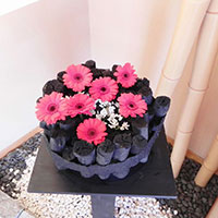 炭と花