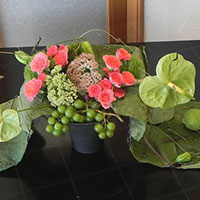 果物と花