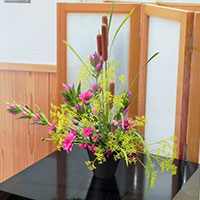 秋の花を